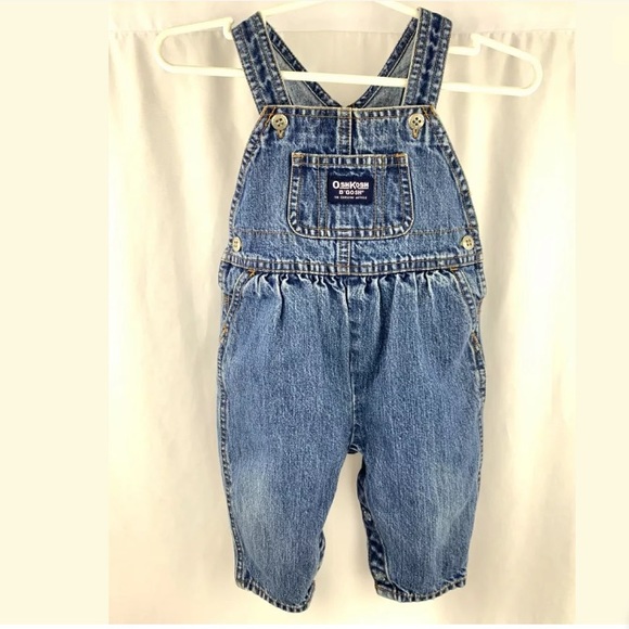 baby girl blue jean overalls